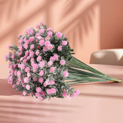 30 PCS Artificial Breath Flowers Pink Realistic Looking Low Maintenance