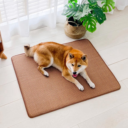 Pet Mat Kennel Cushion Dog Cat Bed Sleeping Pad Soft Washable for Crate Floor