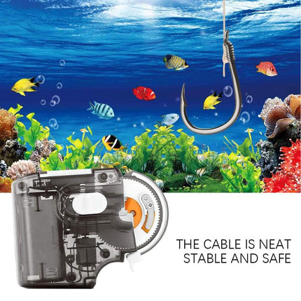 Electric Automatic Fishing Hook Tapper Fast Hook Tier Tool for Angler Tackle