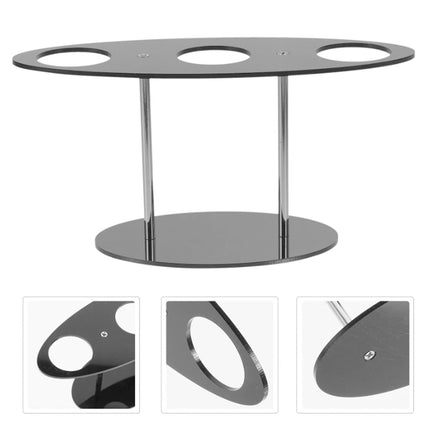 Acrylic Ice Cream Cone Display Stand Holder for Bakery Dessert Shop Counter Use