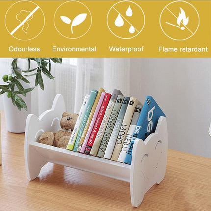 Multifunctional Book Organizer Desktop Shelf Storage Bookcase for Office Home