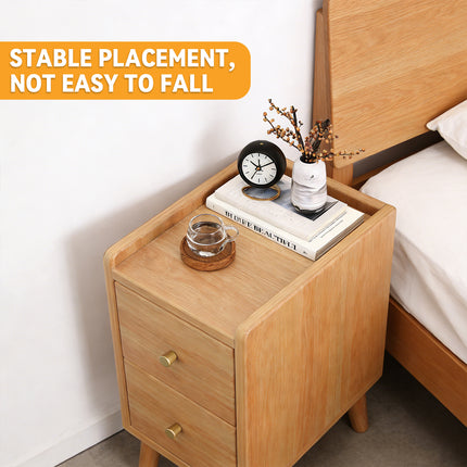 Small Narrow Wooden Bedside Table Cabinet For Bedroom Home Storage Organizer