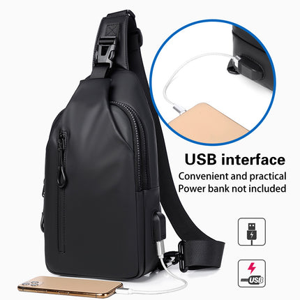 Large Capacity Chest Crossbody Bag Waterproof Durable for Travel Daily Use