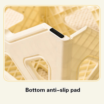 Portable Folding Plastic Stool Lightweight Step Chair for Outdoor Camping or Kitchen