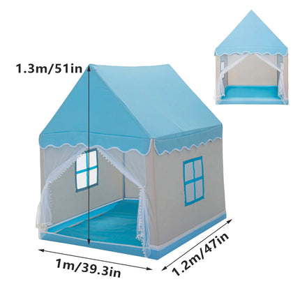Indoor Kids Game Castle Tent Durable for Toddler Indoor Game Room Bedroom Play