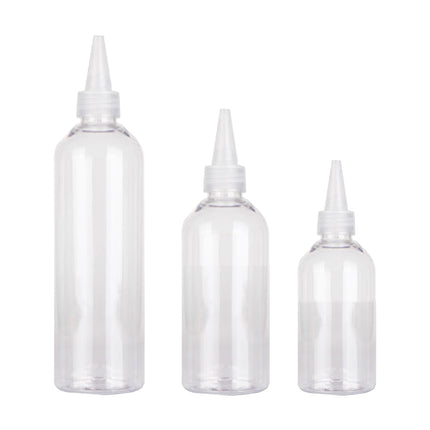 100pcs Needle Tip Plastic Bottles Transparent Squeeze Dispensing Bottle DIY Tool