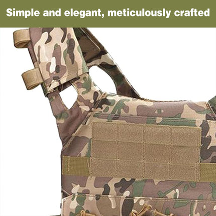 Outdoor Tactical Vest Adjustable Utility Vest Airsoft Paintball Gear