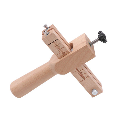 Wooden Leather Strip Cutter Belt Cord Cutting Tool For Craft Rope Making Work