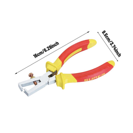 Wire Stripping Pliers Provide Comfortable Grip and Effortless Cutting Durable