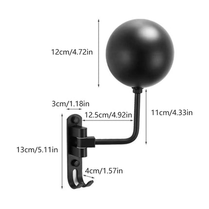 Motorcycle Bicycle Helmet Rack Holder Hat Display Stand Wall Mount Hook Hanger