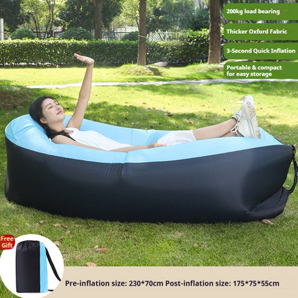 Inflatable Sofa Outdoor Portable Air Lounge Camping Foldable Couch Lightweight