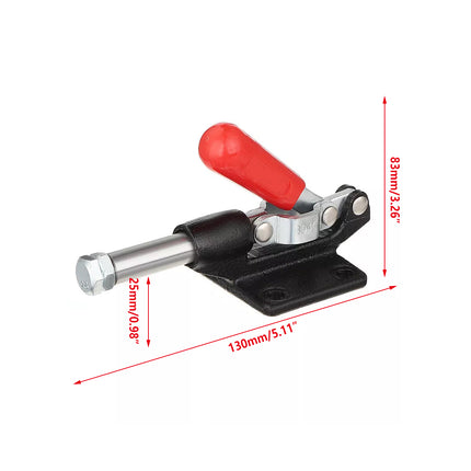 Quick Release Welding Clamp Set 2PCS Push Pull Fixture Clamping Tool Workshop