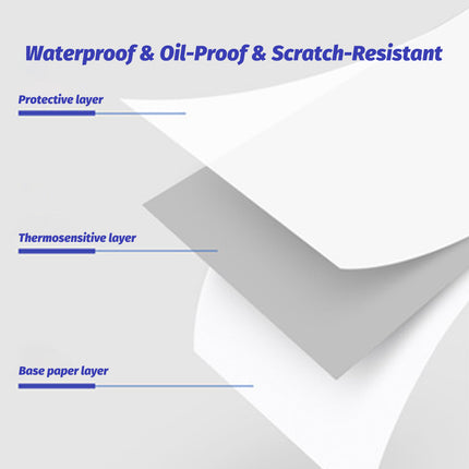 10000 Sheets Thermal Paper Foldable Labels Multipurpose Self Adhesive HighQuality