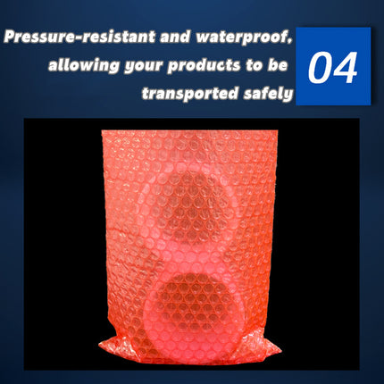 200pcs Red Bubble Bag Mailing Envelope Express Packaging Padded Bag for Shipping