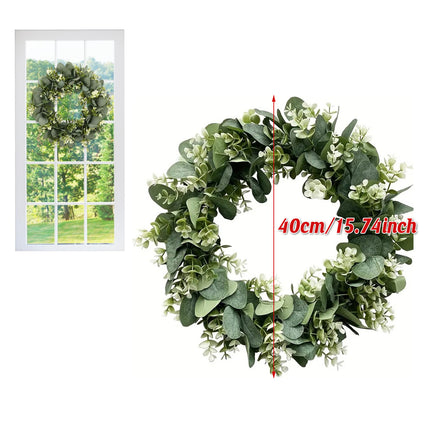 Spring Wreath Door Decoration Hanging Ornament Home Decor for Room Front Door