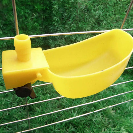 Bird Water Dispenser Set 12PCS Plastic Feeder Cups for Quail Pigeon Cage Bowl