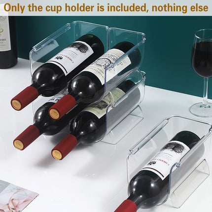 Water Cup Storage Rack Multi Layer Transparent Clear Space Saving Durable