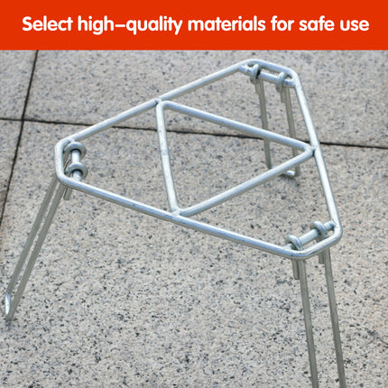 Folding Tripod Camping Stove Rack Triangle Pot Stand Outdoor Cooker Use