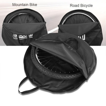 Road Mountain Bike Wheel Bag Wheel Set Pouch Water-Resistant Durable Fabric