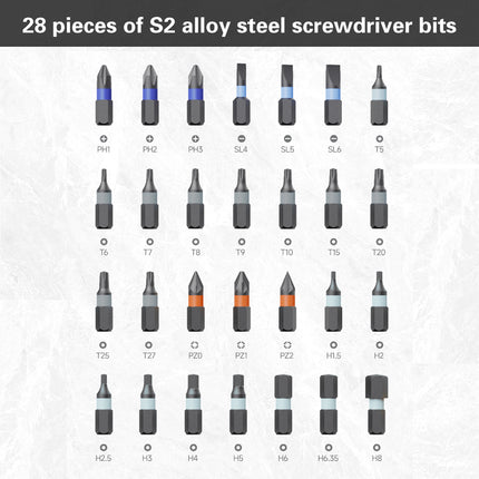 40 in 1 Ratchet Screwdriver Set Sturdy Durable Steel Bits for Auto Home Repair