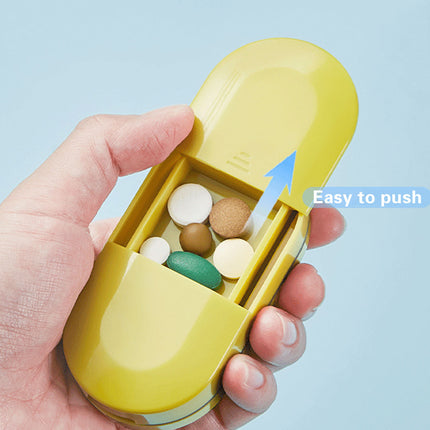 3PCS Tablet Cutter Pill Splitter Portable Medicine Box Pill Organizer Divider