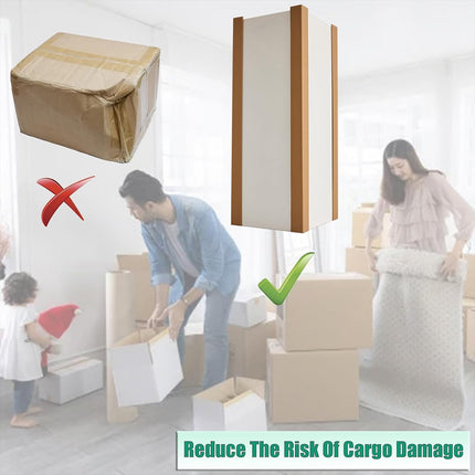 50PCS Brown Kraft Paper Corner Protector Sturdy Durable for Shipping Pack Use
