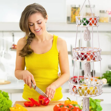 3 Layer Storage Basket for Bathroom Kitchen Bedroom Home Space Saving Durable