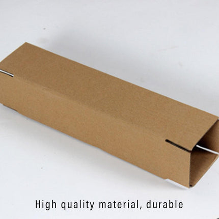50pcs Long Strip Carton Flat Square Durable Shipping Boxes for Packaging Storage
