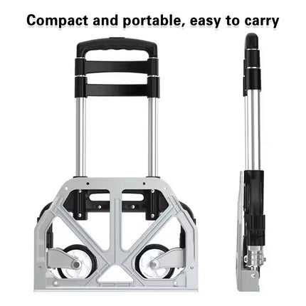 Folding Hand Trolley Cart Heavy Duty Utility Truck Portable Pull Wagon Trailer