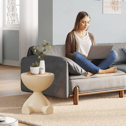 Creative Small Coffee Table Cute Durable PP Material for Living Room Bedroom Use