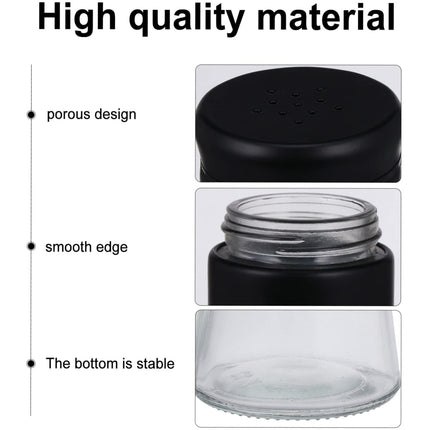 110/130ML Seasoning Bottle Rotating Spice Jar Condiment Container Kitchen Spicer