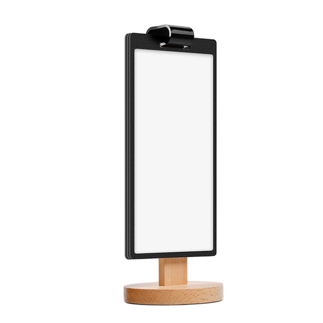Wooden Tabletop Menu Holder Stand 20x10cm for Restaurant Cafe Bar Menu Display