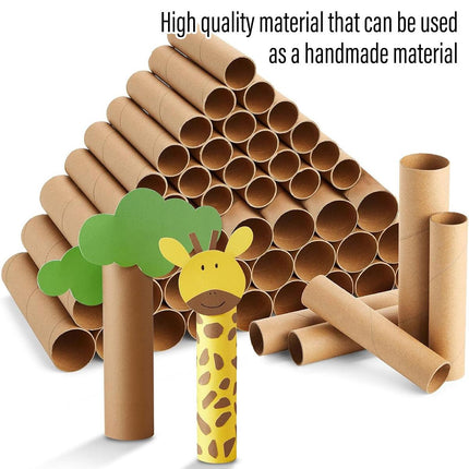 Kraft Paper Tubes 10pcs Round Poster Packaging Tubes Handmade Storage Containers
