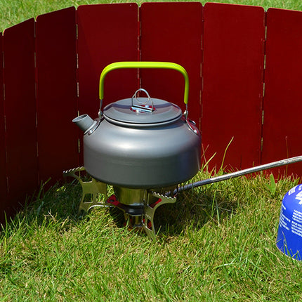 1.2L Outdoor Teapot Camping Hiking Portable Aluminum Kettle Coffee Pot Travel