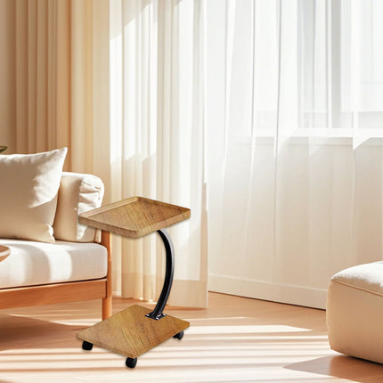 Creative Movable Coffee Side Table Laptop Desk Bedside Sofa Tea End Table