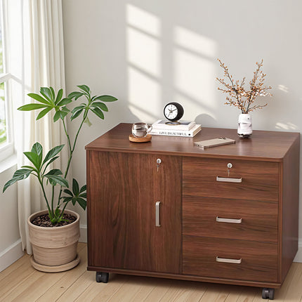 Multi-Functional Large Capacity Lockable Moveable Storage Cabinet With Wheels