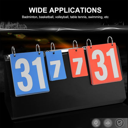 Multi-Function Foldable Detachable Scoreboard for Sports Games Training Matches