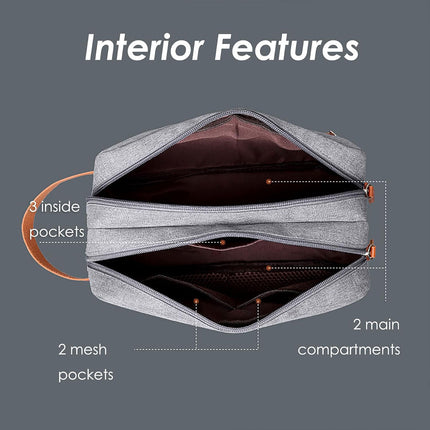 Toiletry Storage Bag Portable for Cosmetics Toiletries Makeup Brushes Razor