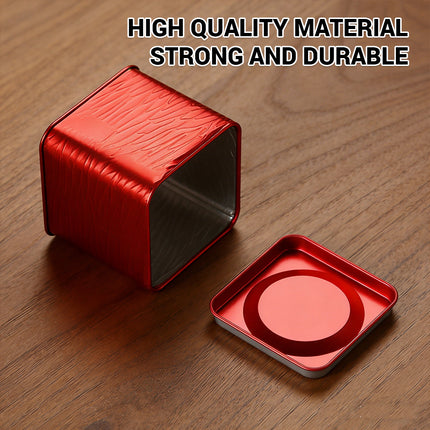 40PCS Mini Tea Tin Iron Can Small Metal Storage Container For Coffee Spice Herb