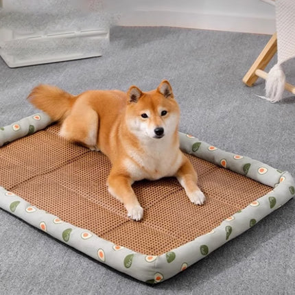 Pet Summer Cat Dog Kennel Mat Soft Pet Bed Cushion for Dogs and Cats Indoor Use