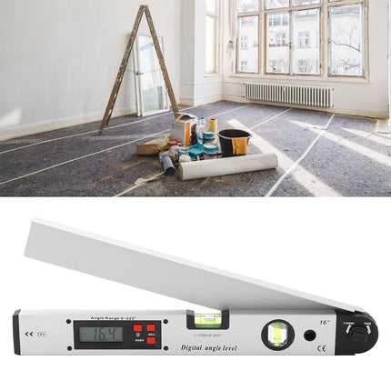 Aluminum Alloy Digital Angle Ruler Level Tool High Precision for Construction