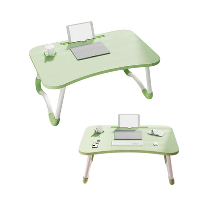 Bedside Small Table Foldable for Office Study Sturdy Portable for Laptop Books