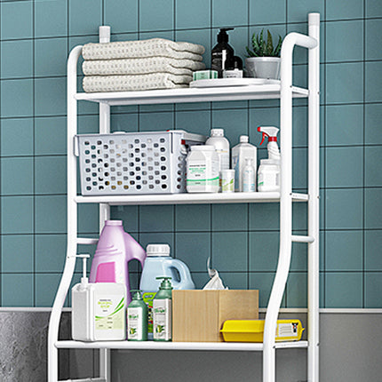 Bathroom Storage Shelf Metal Rack Space Saving Durable for Toiletries Towels