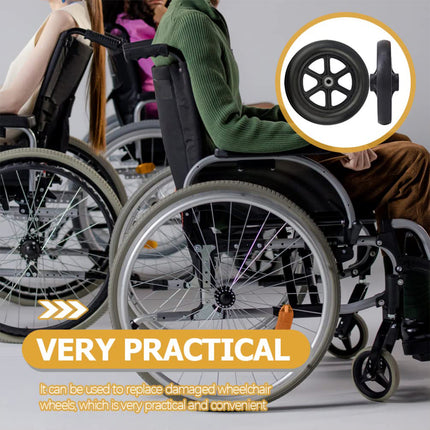 4 PCS Wheelchair Front Wheel Accessory With Bearing Wear Resistant Durable