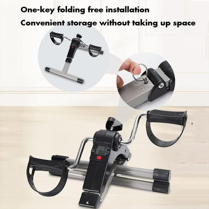 Mini Folding Exercise Bike Home Mini Fitness Equipment Foldable Adjustable AUS
