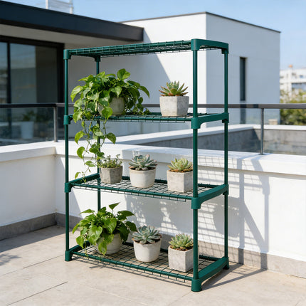 4 Tier Outdoor Plant Stand Garden Flower Shelf Heavy Duty Rack Patio Decor Use