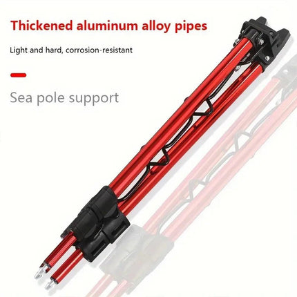 120cm Fishing Rod Holder Ground Insert Triangle Support Stand Casting Rod Rest