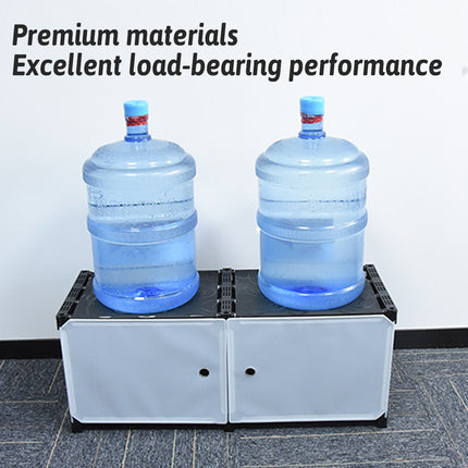 Floor-Standing Storage Cabinet with Magnetic Door Dust Proof for Clothes Shoes