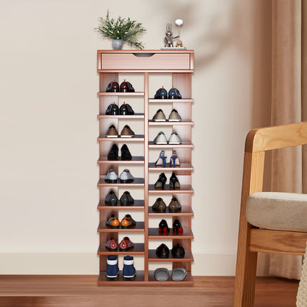 Multi Layer Space Saving Entryway Shoe Rack Large Capacity Sturdy Durable