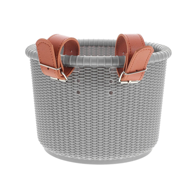 Lightweight Woven Bike Basket Handlebar Storage for Small Bicycles